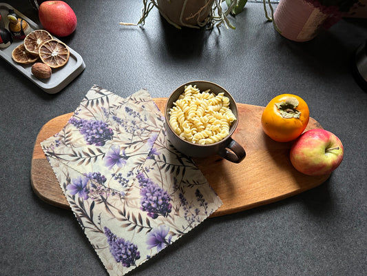 Bienenwachstuch-Set "Lupinen"