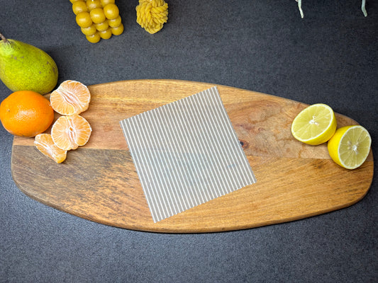 Bienenwachstuch "Streifen" - quadratisch S