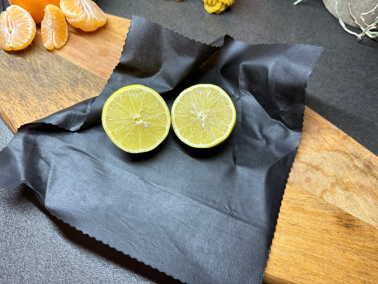 Bienenwachstuch-Set "Weihnachtsbäume"