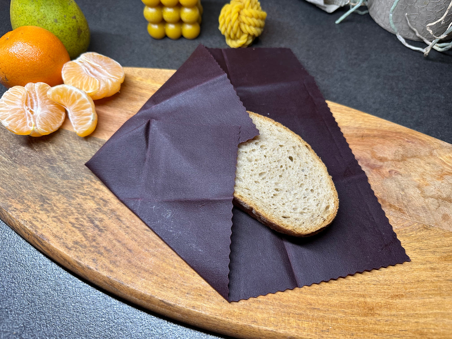 Bienenwachstuch-Set "Romantische Mohnblumen"