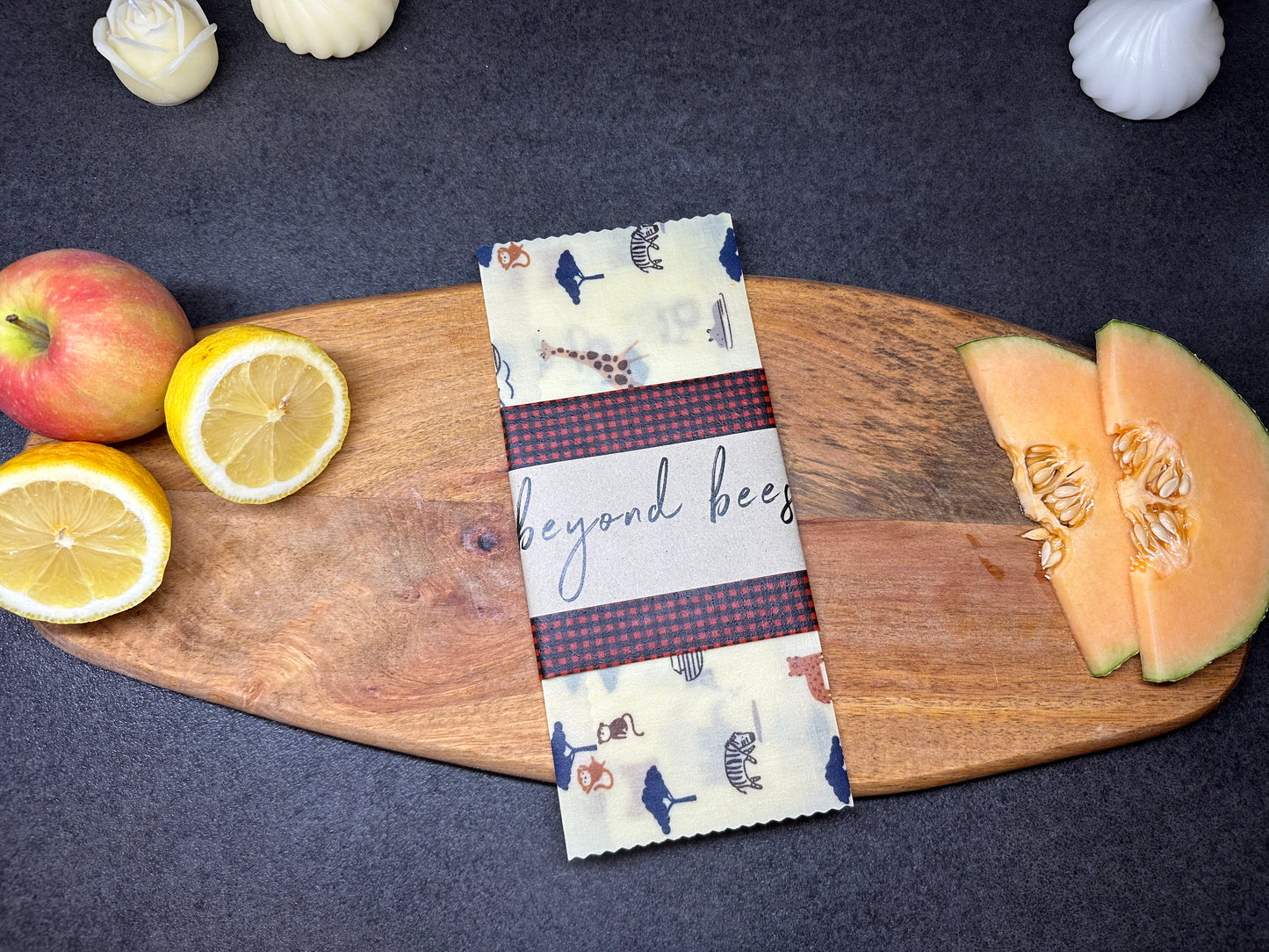 2er-Bienenwachstuch-Set "Savanne"