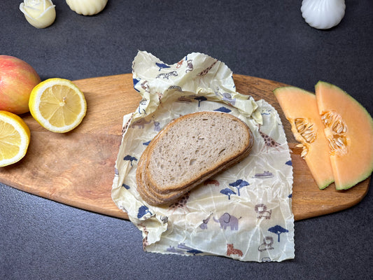 2er-Bienenwachstuch-Set "Savanne"